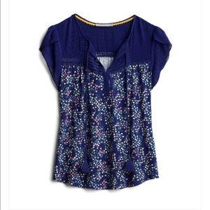 NWT Blue Daniel Rainn Saharey Tassel Top - Large